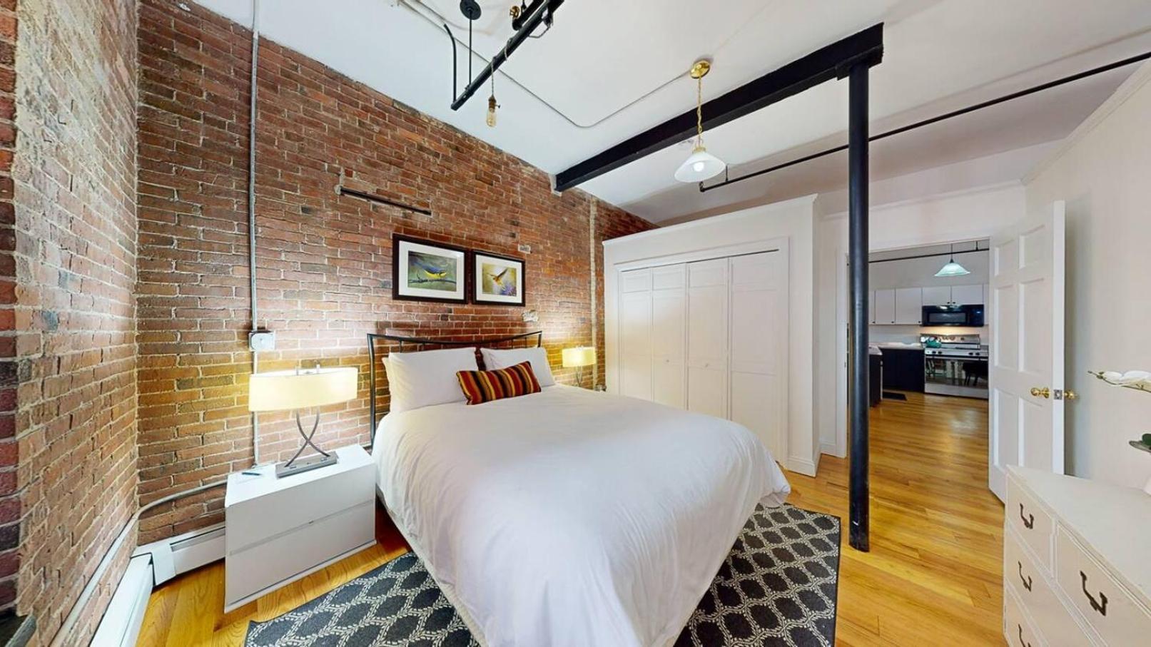 Apartamento Garden 1br Loft In Back Bay Near Copley *